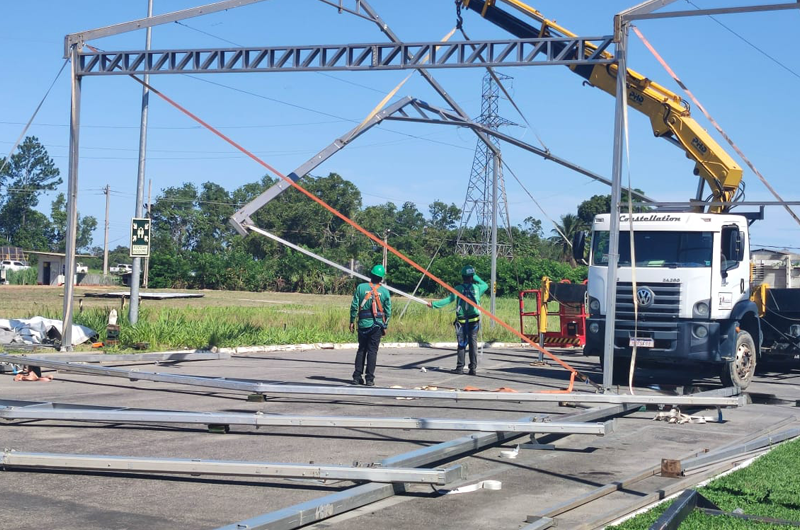 Equipe Prática Coberturas em campo